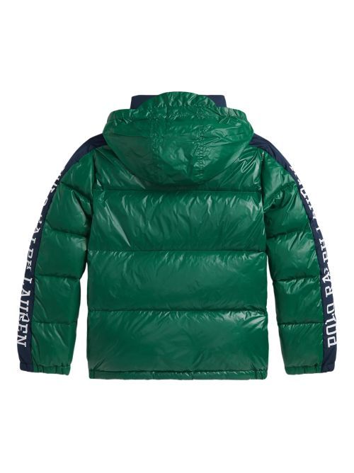 Piumino verde con logo RALPH LAUREN | 322978456002VERDE